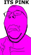 arm closed_eyes closed_mouth glasses hand holding_object its_over pink pink_skin soyjak stubble subvariant:wholesome_soyjak text variant:gapejak // 600x1053 // 189.1KB