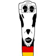 alien flag:germany glasses stubble variant:alienjak // 500x500 // 3.1KB