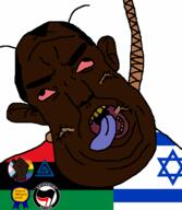 2021 ack antenna antifa award black_lives_matter black_skin boylover boylover_symbol brown_skin bug crying fist flag:israel flag:lgbt_pride_flag flag:pan_african hanging israel judaism kike meta:tagme pan_african pan_african_flag pantifa pink_eyes remphan roach rope star_of_david subhuman tageme variant:chudjak yellow_teeth // 1688x1940 // 640.9KB