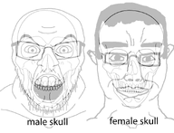 female male skull subvariant:chudjak_front subvariant:feraljak_front trans transvestigation variant:chudjak variant:feraljak // 890x682 // 198.9KB