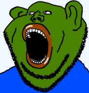 amerimutt black_sclera blue_shirt ear frog lips mutt mutt_lips nusoicaca oh_my_god_she_is_so_attractive open_mouth pepe pog soyjak stubble subvariant:impish_amerimutt template transparent_background variant:impish_soyak_ears white_skin // 598x628 // 31.7KB