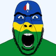 angry bbc beard facial_mark flag flag:flevoland flag:netherlands flevoland forehead_mark glasses looking_at_you netherlands open_mouth queen_of_spades soyjak spade stubble subvariant:cobson_front2 thick_eyebrows transparent transparent_background variant:cobson white_eyes // 800x800 // 35.5KB