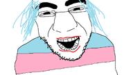 angry beard crying gem glasses mouth_open soyjak tranny transgender_flag variant:fouseyjak variant:unknown // 1279x719 // 31.0KB