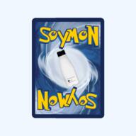 animated card duck full_body glasses leg open_mouth pokemon pokemon_tcg soy soyjak soylent spinning stubble text variant:soyak walking // 1080x1080 // 36.6MB