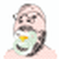 animated babyjak beard caca ext=gif glasses meta:emoji_event meta:emoticon pacifier variant:gapejak // 32x32 // 1.4KB