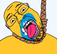 ack dead flag flag:kalmykia glasses hair hanging kalmykia open_mouth rope russia skin soyjak stubble suicide teeth tongue transparent transparent_background variant:bernd white yellow_teeth // 768x719 // 48.9KB