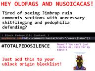 black flag:india flag:minor_attracted_person flag:rainbow guide informational jimbo_(namefag) jimbo_(user) meta:namefags meta:operation_total_pedo_silence niko_(oneshot) oneshot shitskin soybooru subvariant:euromutt textwall ublock variant:markiplier_soyjak // 800x600 // 90.0KB