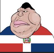 brown_skin dominican_republic fat flag latin_america latino latinx scowl shirts t-shirt variant:meximutt // 564x552 // 204.3KB