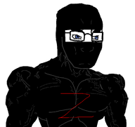 balaclava black_clothing blue_eyes buff clothes glasses meta:namefags muscles subvariant:muscular_chud subvariant:muscular_chud_side variant:chudjak warrior-z_(user) // 1345x1270 // 81.7KB