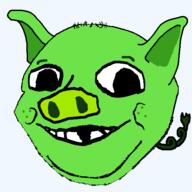 angry_birds baby deformed ear green_skin pig smile snout soyjak stubble subvariant:nathaniel tail variant:gapejak // 576x576 // 15.0KB