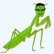 animal antenna bug full_body glasses green_skin kung_fu_panda mandible praying_mantis series:animaljaks seth_rogen soyjak variant:chudjak // 1200x1200 // 47.1KB