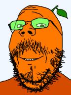 froot glasses leaf orange_skin smile soyjak stubble variant:gapejak // 600x800 // 25.9KB