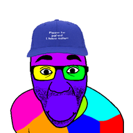 autism cap clothes glasses hat smile stubble text trend:colorjak variant:el_perro_rabioso // 427x490 // 240.0KB