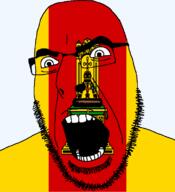 christianity cross flag flag:tver_oblast full_head glasses hair looking_to_the_right oblast open_mouth russia soyjak stubble teeth text transparent transparent_background tver_oblast variant:cobson // 721x789 // 53.9KB