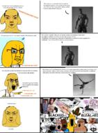 4chan a_(4chan) amerimutt animal arm bant_(4chan) bbc black_skin blacked bloodshot_eyes brown_skin bwc closed_mouth clothes comic crying distorted dog ear frown gigachad glasses hair hand heart his_(4chan) holding_object janny multiple_soyjaks open_mouth pointing pol_(4chan) purple_skin push_pin queen_of_spades smile smirk smug soyjak sticky stubble subvariant:chuddy text tongue v_(4chan) variant:a24_slowburn_soyjak variant:chudjak variant:cobson variant:cryboy_soyjak variant:excited_soyjak variant:gapejak variant:markiplier_soyjak variant:soyak white_skin wordswordswords yellow_sclera yellow_skin // 1200x1634 // 1.4MB