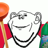 animated ear flag licking_lips looking_to_the_left plunger poland smile soyjak stinky stubble text toilet_cleaner toilet_plunger tongue variant:impish_soyak_ears wink // 1280x800 // 249.9KB