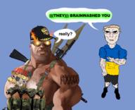 ak-47 bara buff chud clothes engineer_(tf2) flag flag:russia flag:ukraine glasses hat mge rpg russia russo_ukrainian_war subvariant:chudjak_front subvariant:unbotheredchud team_fortress_2 ukraine valve variant:chudjak vein video_game yellow_hair // 1086x885 // 681.3KB
