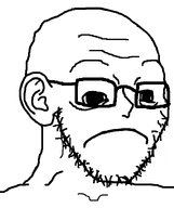 closed_mouth ear glasses hijak sad stubble subvariant:grinning_soyak_ears tired variant:soyak white_background // 632x756 // 14.9KB