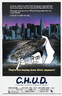 New_york_city glasses gun hair holding_object holding_pistol horror manhole movie pistol poster smirk text variant:chudjak // 2274x3480 // 7.6MB