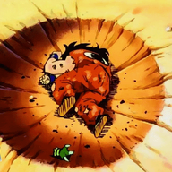 animated anime artist:conservativewaluigi beard dance dead dnb dragon_ball ext=gif gangnam_style glasses open_mouth variant:cobson yamcha // 800x450 // 2.5MB