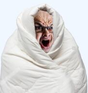 angry blanket comfy open_mouth realistic variant:soyak // 1377x1453 // 1.5MB