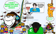 'p Astrofene_(namefag) Circus_2_(NameFag) Hamas_2(namefag) Warrior-Z(user) animal ashoka_chakra award black_skin bwc cat catchud crimean_tatar dan entiral_(user) flag:crimean_tatar fnf_pedo fringe_hair garf_(user) garfield india iraq isis islam jartybug jartycuck mask meta:tagme mick_(user) nig_(user) orange_skin pisslam rent_free sabiopajin_(user) soybooru speech_bubble subvariant:euroaryan subvariant:euromutt taliban think_bubble tranny transgender_flag variant:impish_soyak_ears variant:markiplier_soyjak variant:meximutt variant:monkeyjak will_never_be_white_award // 1037x643 // 674.2KB