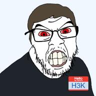 H3K_(namefag) australian bloodshot_eyes brown_hair variant:feraljak // 1025x1025 // 76.0KB