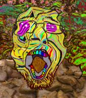 colorful deformed glasses nsfw oh_my_god_she_is_so_attractive open_mouth poop poopjak soyjak stubble variant:bernd // 1043x1181 // 3.3MB