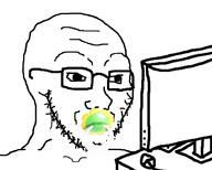 computer glasses pacifier screen soyjak stubble variant:soyak // 1000x800 // 170.3KB