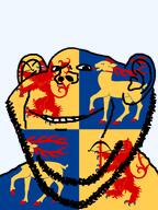 animal country county crossbow ear elk flag flag:kalmar hair holding_object kalmar lion smile soyjak stubble sweden teeth transparent_background variant:impish_soyak_ears // 598x800 // 135.6KB