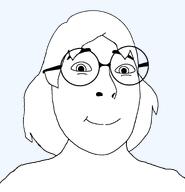 closed_mouth eyebrows female glasses hair looking_at_you series:foidjaks smile subvariant:female_cobson template transparent_background variant:cobson // 922x956 // 17.6KB