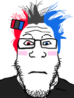 black_shirt blush closed_mouth eyebrows female glasses hair heterochromia looking_at_you merge neutral nintendo nintendo_switch nose soysuba stubble subvariant:neutralplier variant:markiplier_soyjak variant:soysuba video_game white_background white_skin woman // 600x800 // 45.5KB