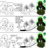 black_skin brainlet central_intelligence_agency clothes comic earpiece glasses glowing glownigger groomer hat necktie open_mouth red_eyes smug soyjak stubble suit text tin_foil tinted_glasses trend:glowie variant:el_perro_rabioso variant:wojak wojak // 2500x2628 // 2.8MB