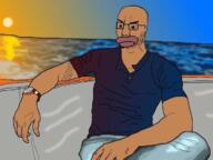 andrew_tate clothes glasses lips mustache nigger soyjak stubble tshirt watch water // 720x541 // 364.4KB