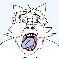 animal blush boykisser boykissersilly_cat cat epi faggot furfag furry glasses hair open_mouth pedophile subvariant:trannyfur teeth tongue tranny troon variant:bernd yellow_teeth // 1378x1378 // 46.4KB