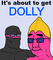 2soyjaks Warrior-Z(user) admin balaclava blue doll doll_(user) glasses grey_skin lemon lemon_(user) mask pink_skin self_insert shades smirk soot soot_colors soyjak_party subvariant:perceptive_chud text variant:chudjak // 1106x1254 // 408.5KB