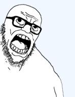 call_of_duty glasses looking_up open_mouth samuel_stuhlinger soyjak stubble template transparent_background variant:stu // 390x505 // 7.8KB