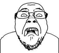 bald eyebrows forehead_lines frown glasses gums meta:op_is_a_gringo_looking_for_trouble_for_adding_less_than_5_tags meta:op_is_a_retarded_lazy_faggot_for_not_tagging_his_own_shit nose scared stubble teeth tongue transparent_background variant:bernd // 1248x1125 // 232.6KB