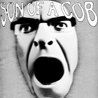 album_cover english_text glasses meta:ai_generated monochrome music text variant:cobson // 968x968 // 703.4KB