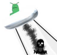 alien antenna burnt green_skin laser meta:namefags skeleton transparent_background ufo variant:cobson variant:markiplier_soyjak zuptik_(namefag) // 3790x3663 // 2.1MB