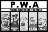 adidas album_cover angry black_and_white chain cheeken chicken crying glasses kurwa microphone music nwa poland rap sunglasses variant:a24_slowburn_soyjak variant:chudjak variant:impish_soyak_ears // 2657x1772 // 499.6KB