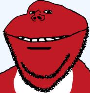 gabibbo mediaset soyjak striscia_la_notizia stubble variant:impish_soyak_ears // 574x596 // 84.2KB