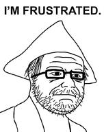 closed_mouth clothes frustrated glasses hair hat soyjak stubble townsends variant:unknown // 718x907 // 160.3KB