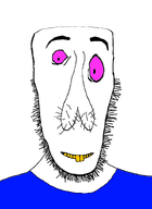 blue_shirt meta:tagme pink_sclera teeth variant:beastjak white_skin yellow_teeth // 1080x1476 // 180.9KB
