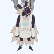 Ruby_FPE ack boot clothes cloud dyke fpe fundamental_paper_education hair hanging hat horn open_mouth rainbow rope screen shoe television tongue tongue_out variant:bernd variant:gapejak // 2048x2048 // 83.2KB
