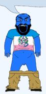 angry arm balding beard blue_skin brapzilian espírito_santo flag:espírito_santo full_body glasses hair hand janzyalgo_(namefag) meta:pornographic_content open_mouth pants_down small_penis speech_bubble speech_bubble_empty subvariant:obsessedchud subvariant:science_lover tiny_penis variant:markiplier_soyjak // 1200x2450 // 137.4KB