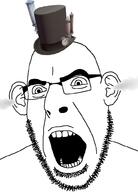 angry clothes ear fume glasses hat open_mouth soyjak steam stubble team_fortress_2 variant:cobson video_game // 721x1000 // 126.4KB