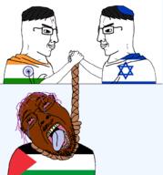 brown_troonjak countrywar hanging india israel palestine side_profile tranny variant:bernd variant:chudjak // 1560x1677 // 209.1KB