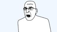 better_call_saul breaking_bad ear glasses law open_mouth saul_goodman soyjak tv_(4chan) variant:saul // 739x415 // 7.2KB