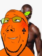 ahegao anal anal_penetration bbc black black_skin blacked faggot food froot fruit gay giggity glasses green_glasses negro orange sex variant:flartson // 600x800 // 345.8KB